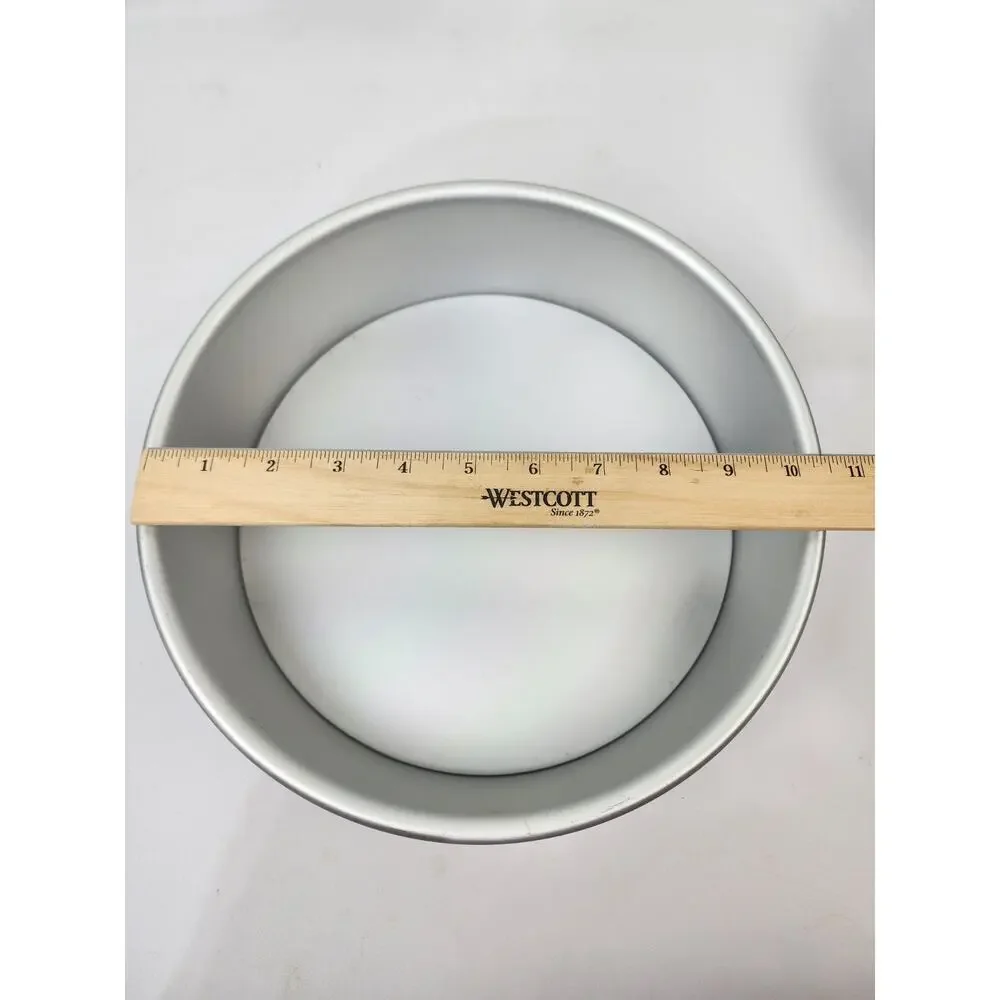 2 Roasted Baby Deep Round Aluminum Cake Pans 10